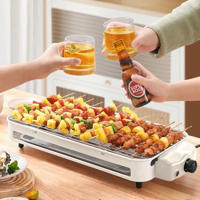 Electric barbecue stove, smoke-free