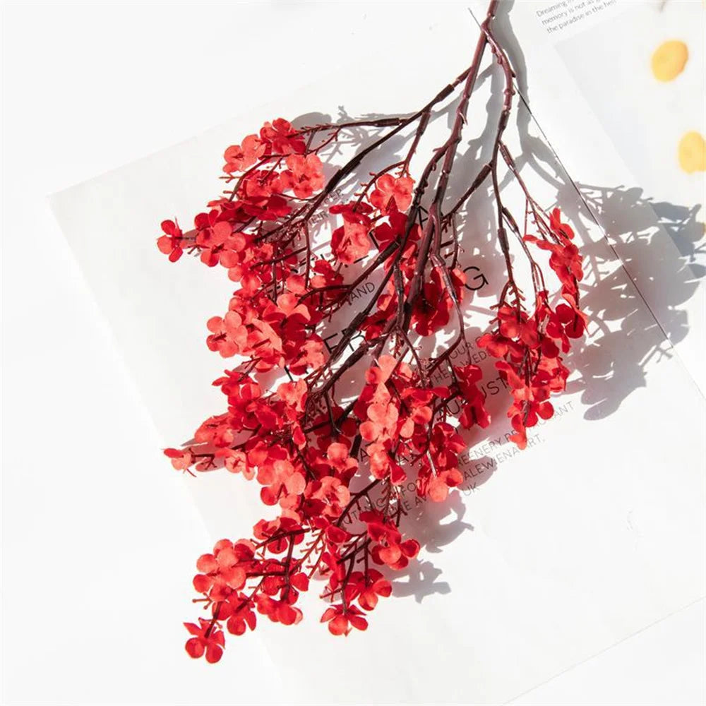 Artificial Flowers Cherry Blossoms Baby's Breath