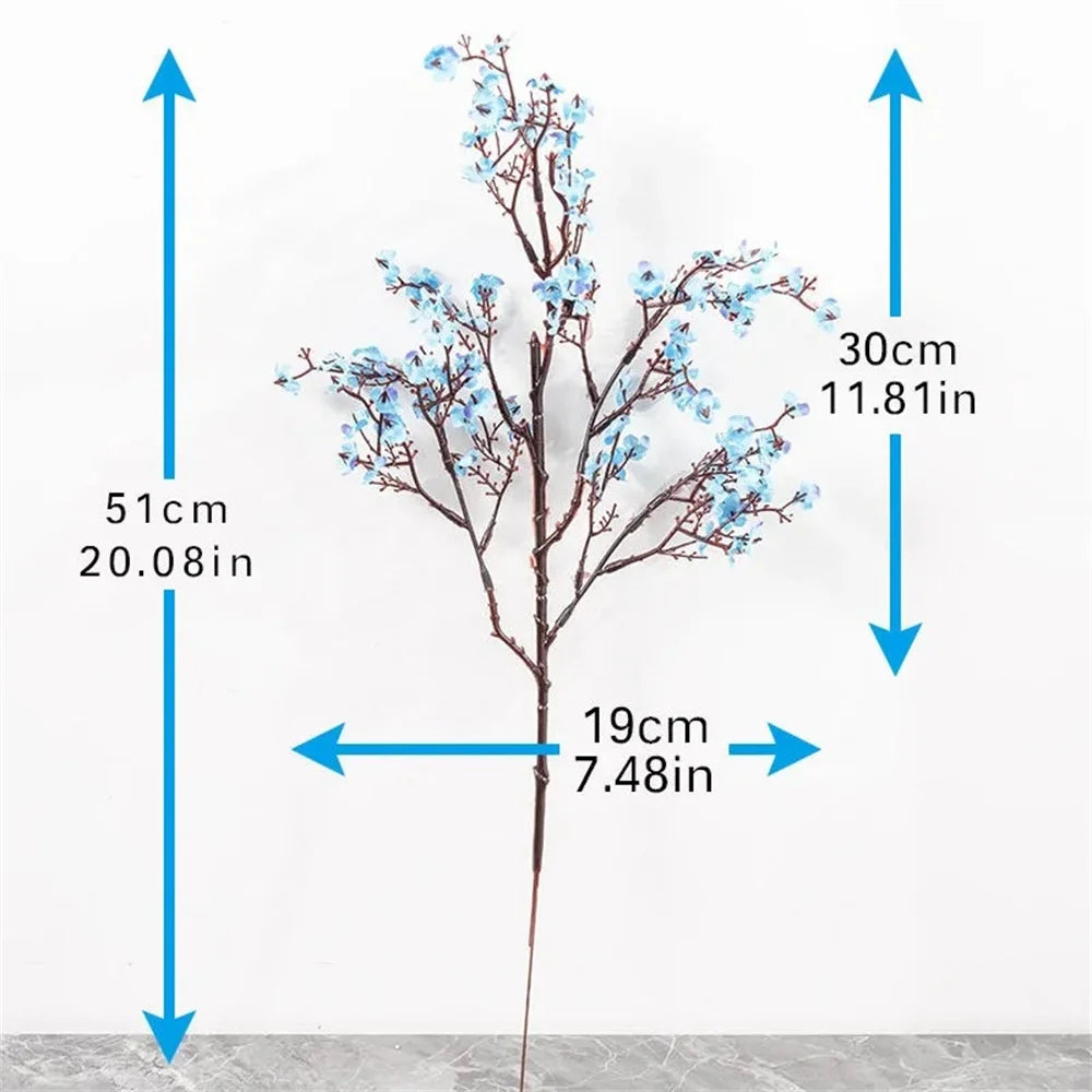 Artificial Flowers Cherry Blossoms Baby's Breath