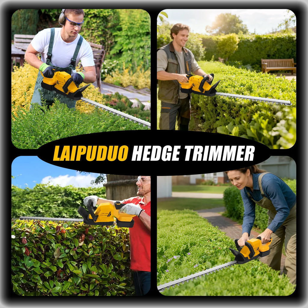 Brushless Electric Hedge Trimmer  Dewalt 20V Battery Pin