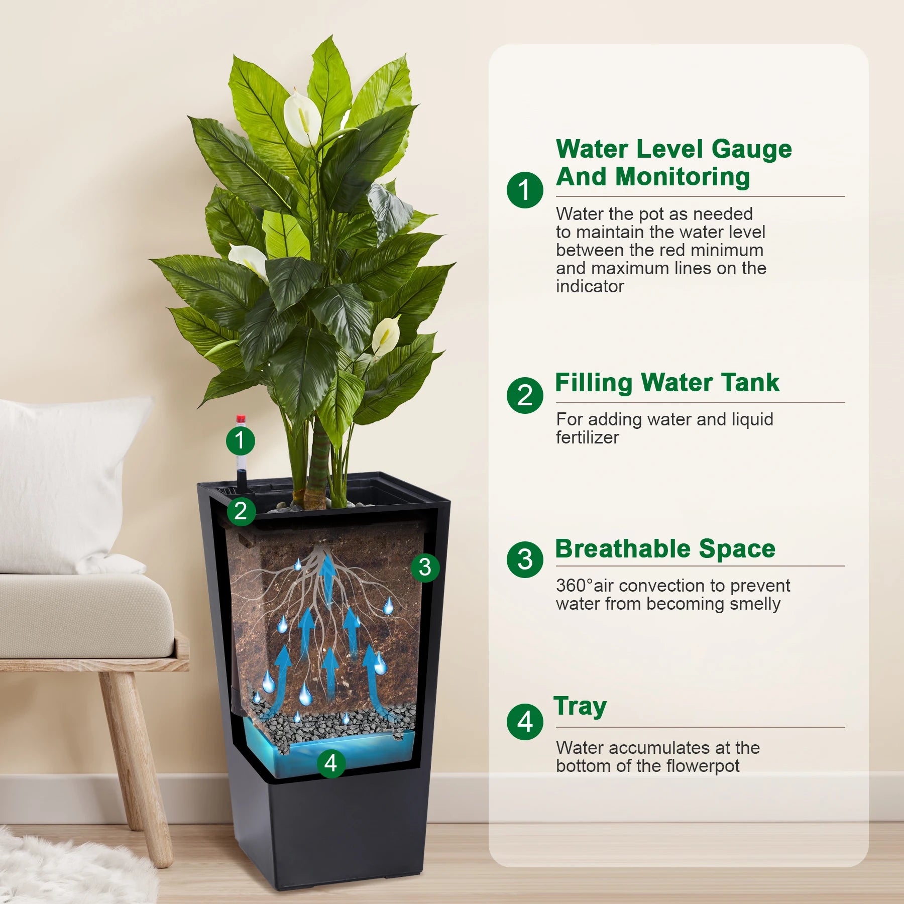 2pcs Planters Outdoor Indoor Planter Pots,