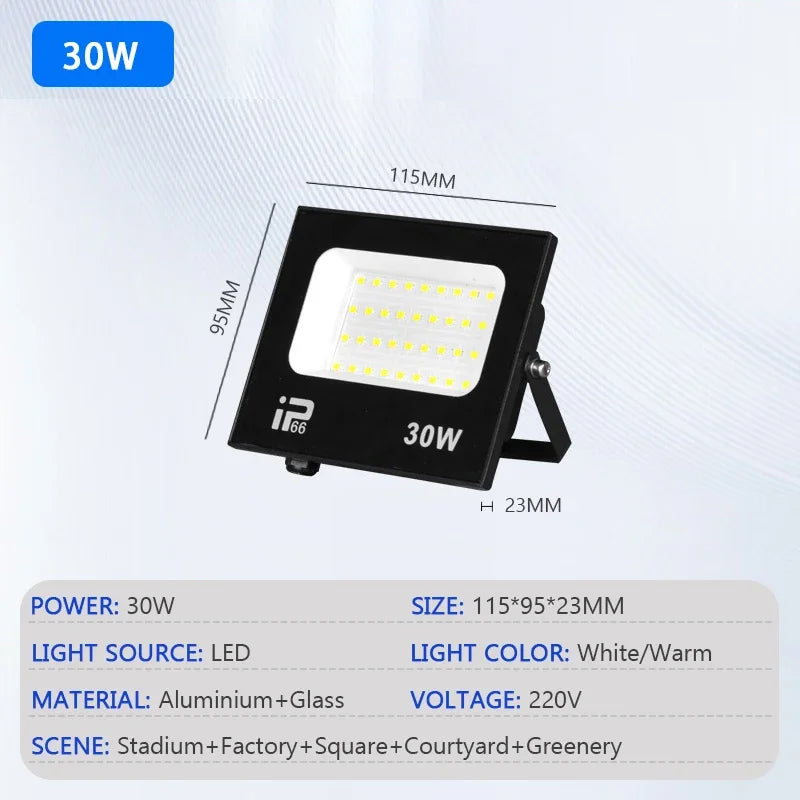 LED Floodlight Outdoor IP66 Waterproof Path