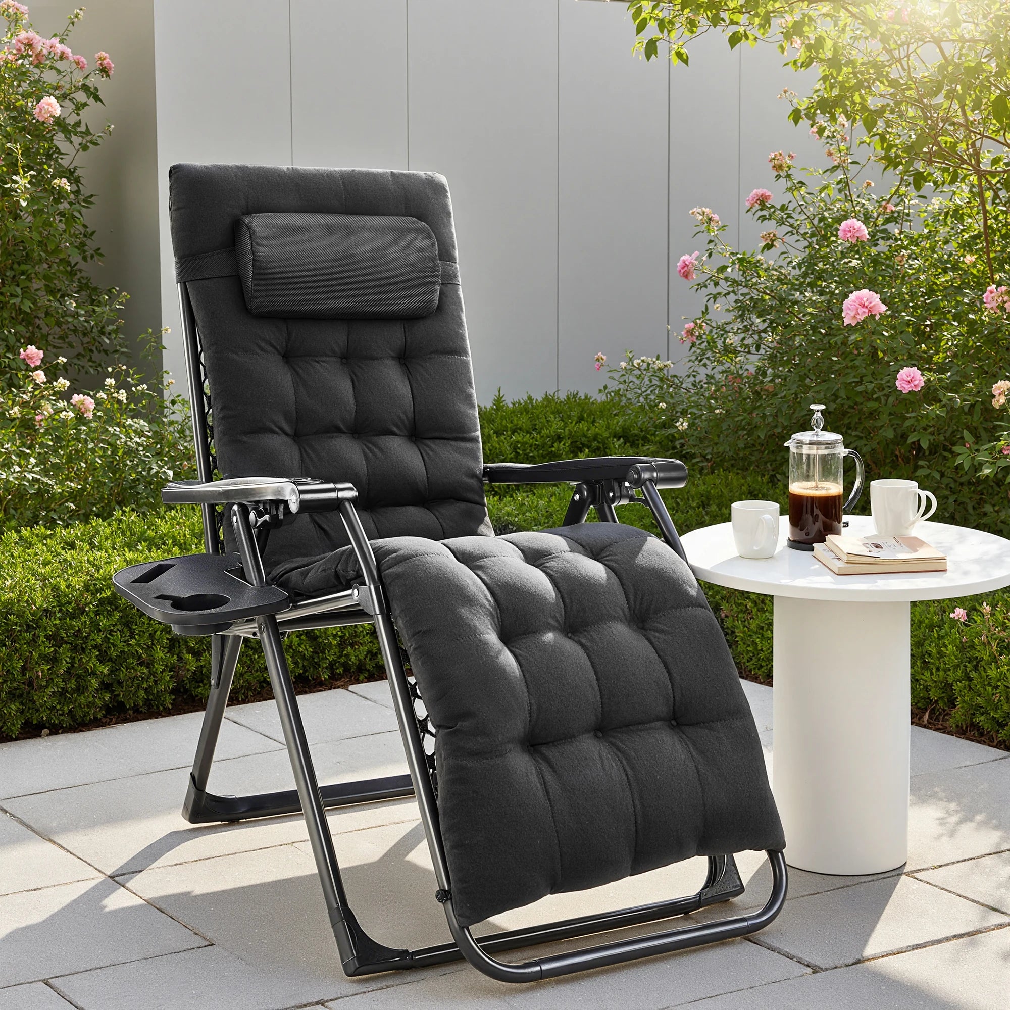 JHK Zero Gravity Set of 2 Portable Recliner