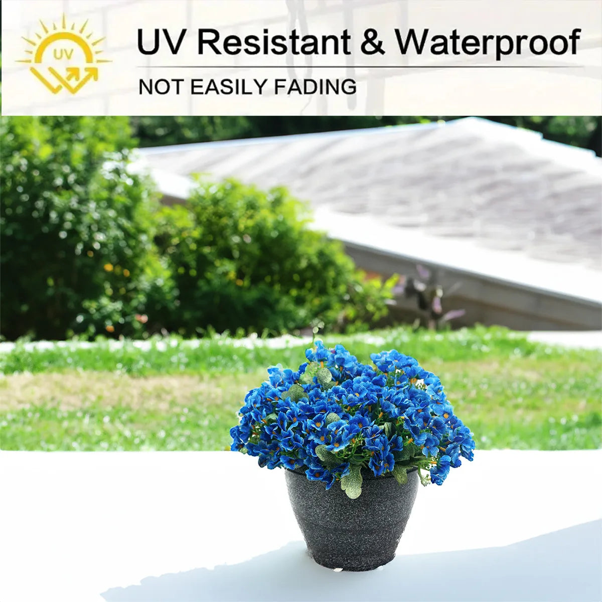 artificial flower outdoor porch