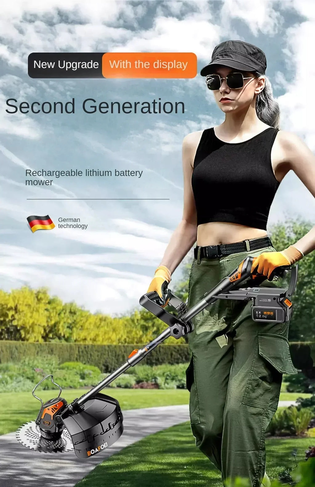 Lightweight and Efficient Grass Cutter
