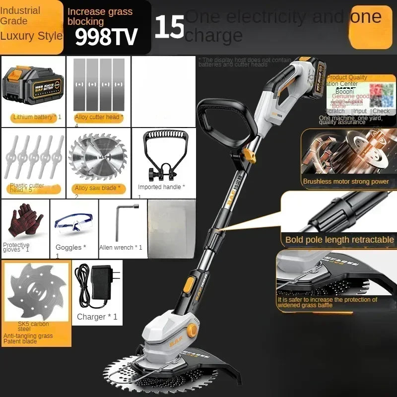 Lightweight and Efficient Grass Cutter