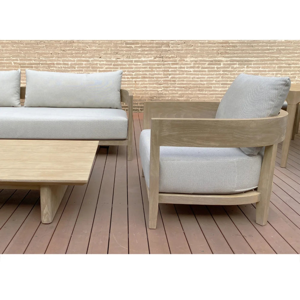 Patio Aluminum Furniture Comfortable Thick Upholstered Cushions
