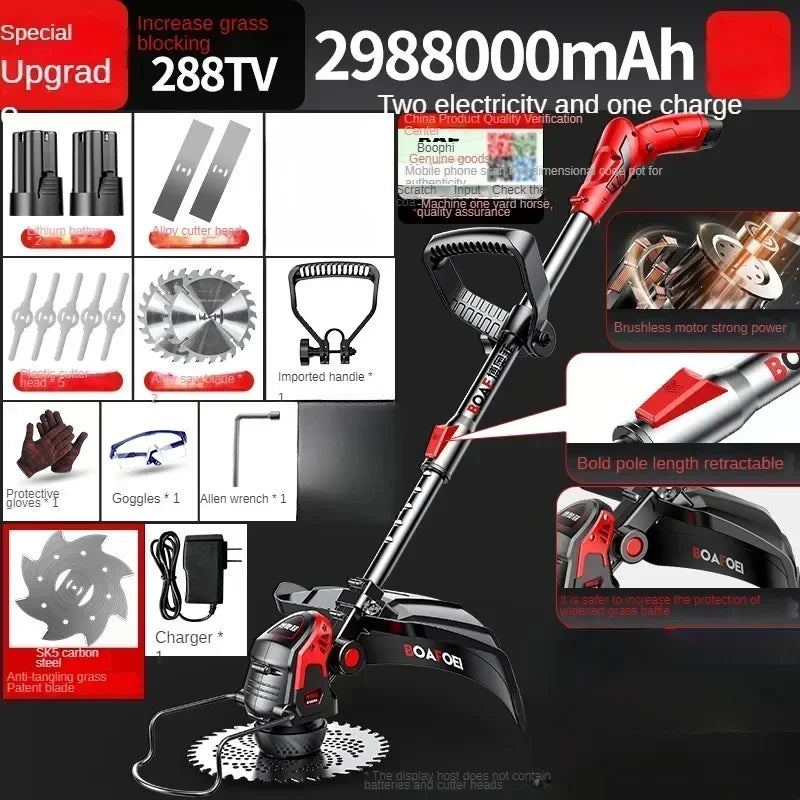 Lightweight and Efficient Grass Cutter