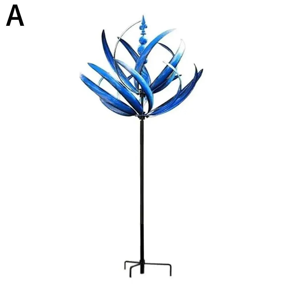 Iron Windmill Decor Rust Resistant Garden Balcony Party