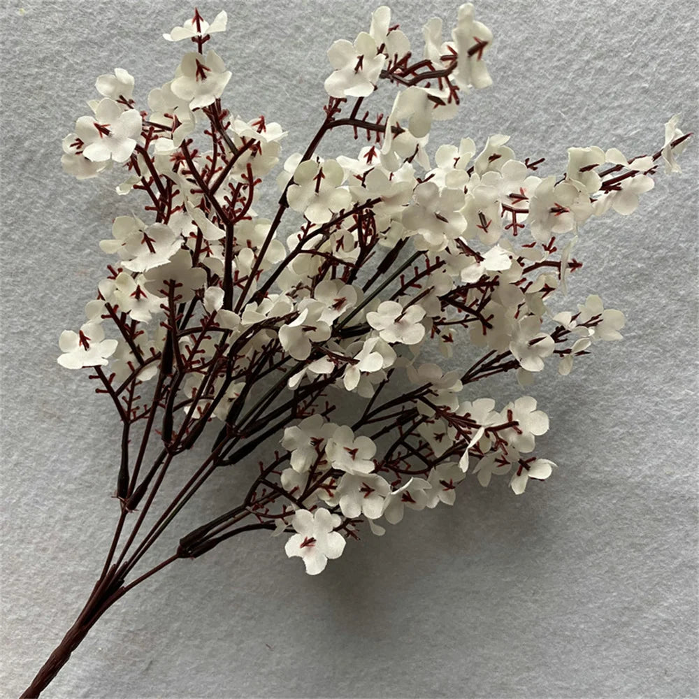 Artificial Flowers Cherry Blossoms Baby's Breath