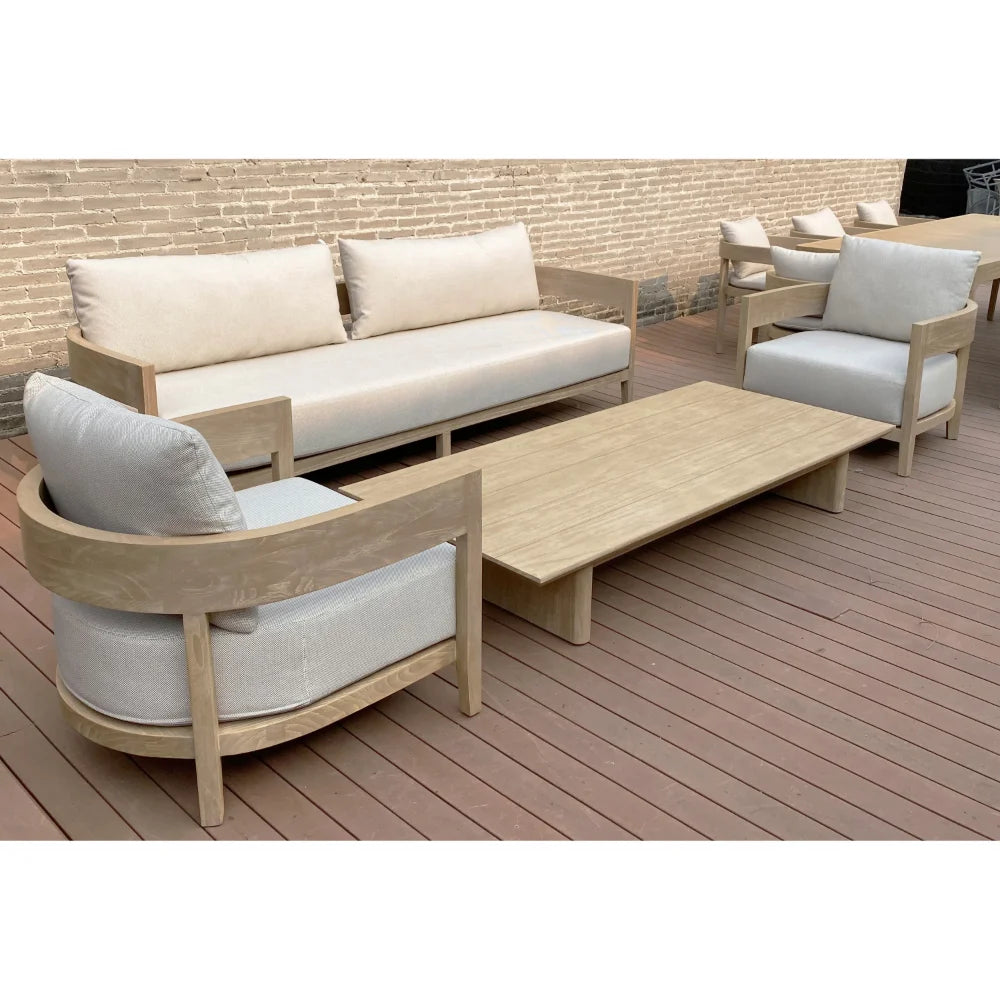 Patio Aluminum Furniture Comfortable Thick Upholstered Cushions