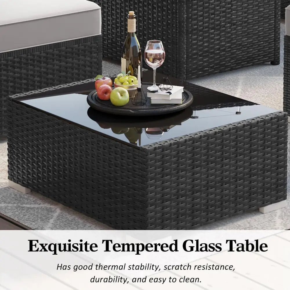 Outdoor Patio Furniture Set with Fire Pit