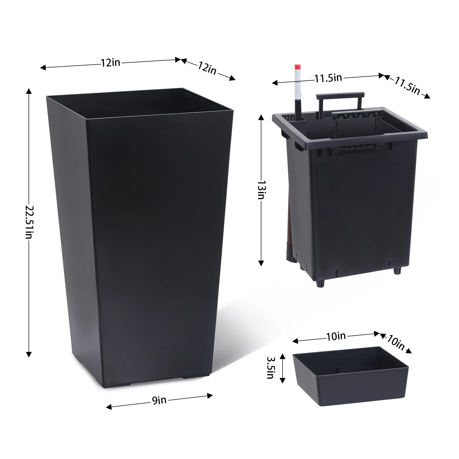 2pcs Planters Outdoor Indoor Planter Pots,