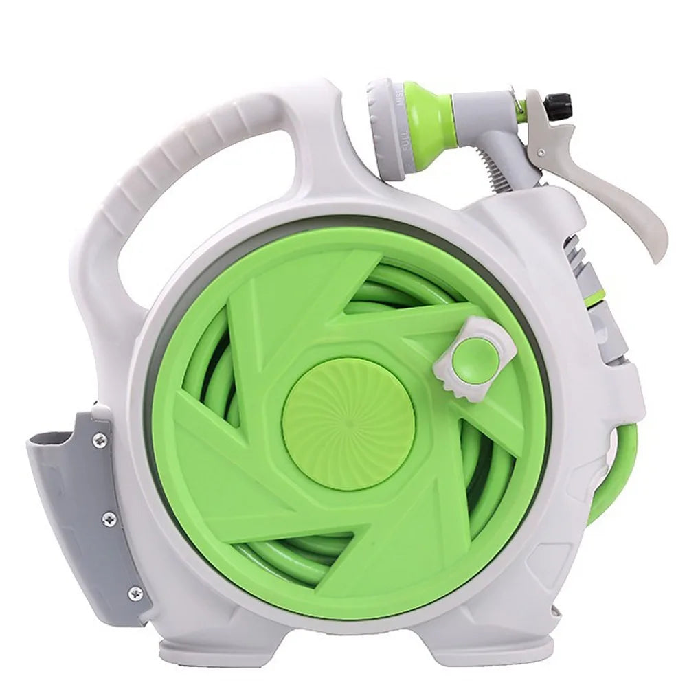 15m High Pressure Water Hose 7-in-1 with Storage Rack  Retractable