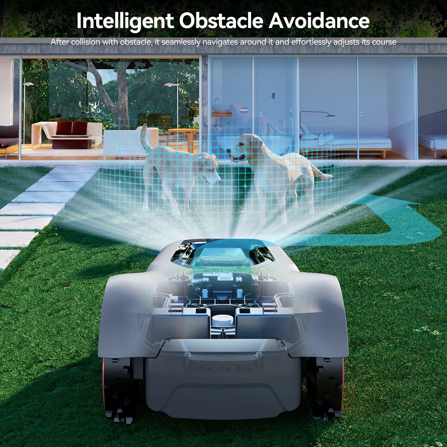 C-TOF Robotic Lawn Mower Control Automatic Cutting