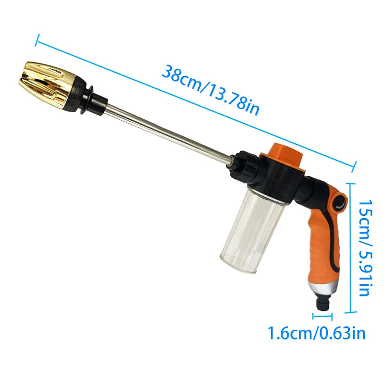 Flexible Car Wash Hose, For Outdoor Cleaning And Gardening Hose