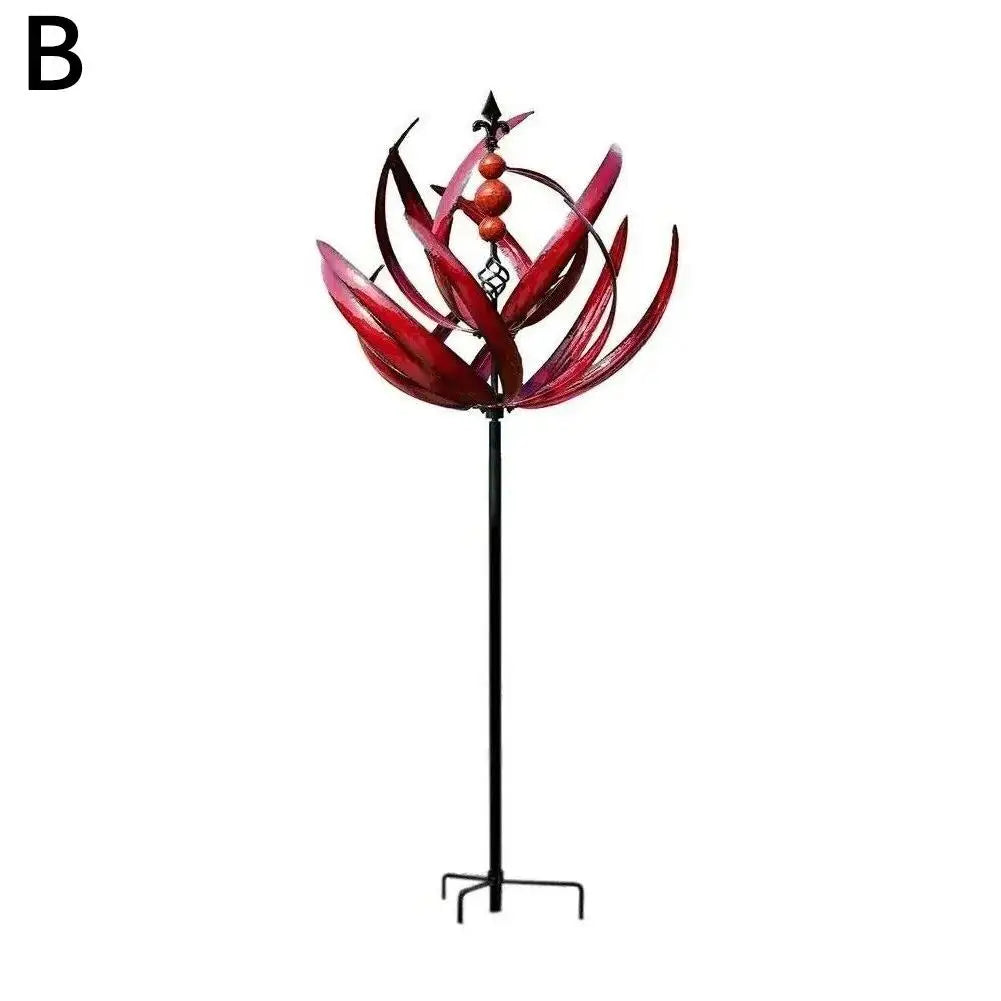 Iron Windmill Decor Rust Resistant Garden Balcony Party