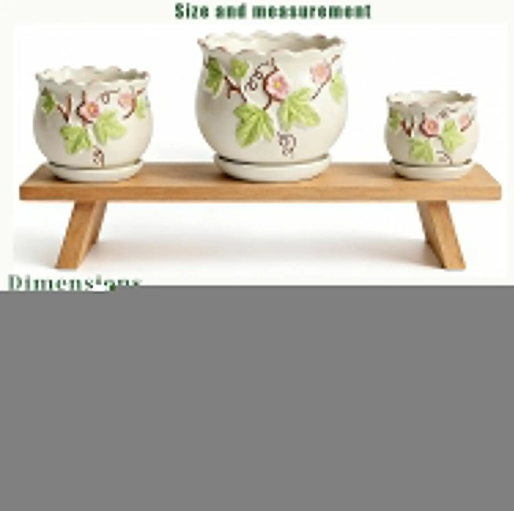 for Indoor Plant, Round Ceramic Plant Pots