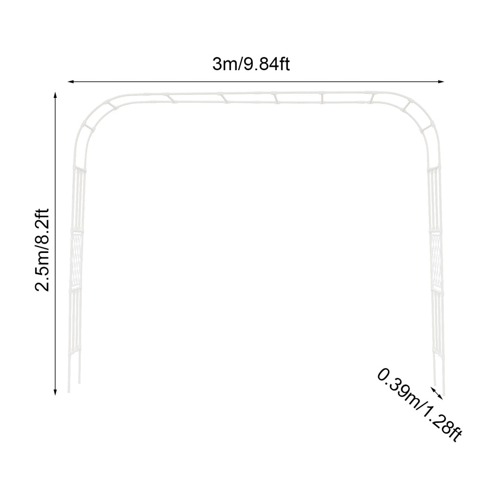Garden Arch Trellis For Climbing Plants