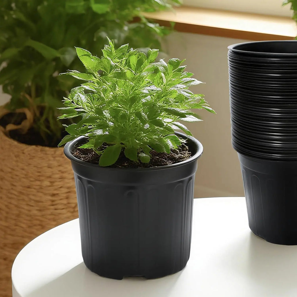 40 Pack 3 Gallon Plastic Plant Pots