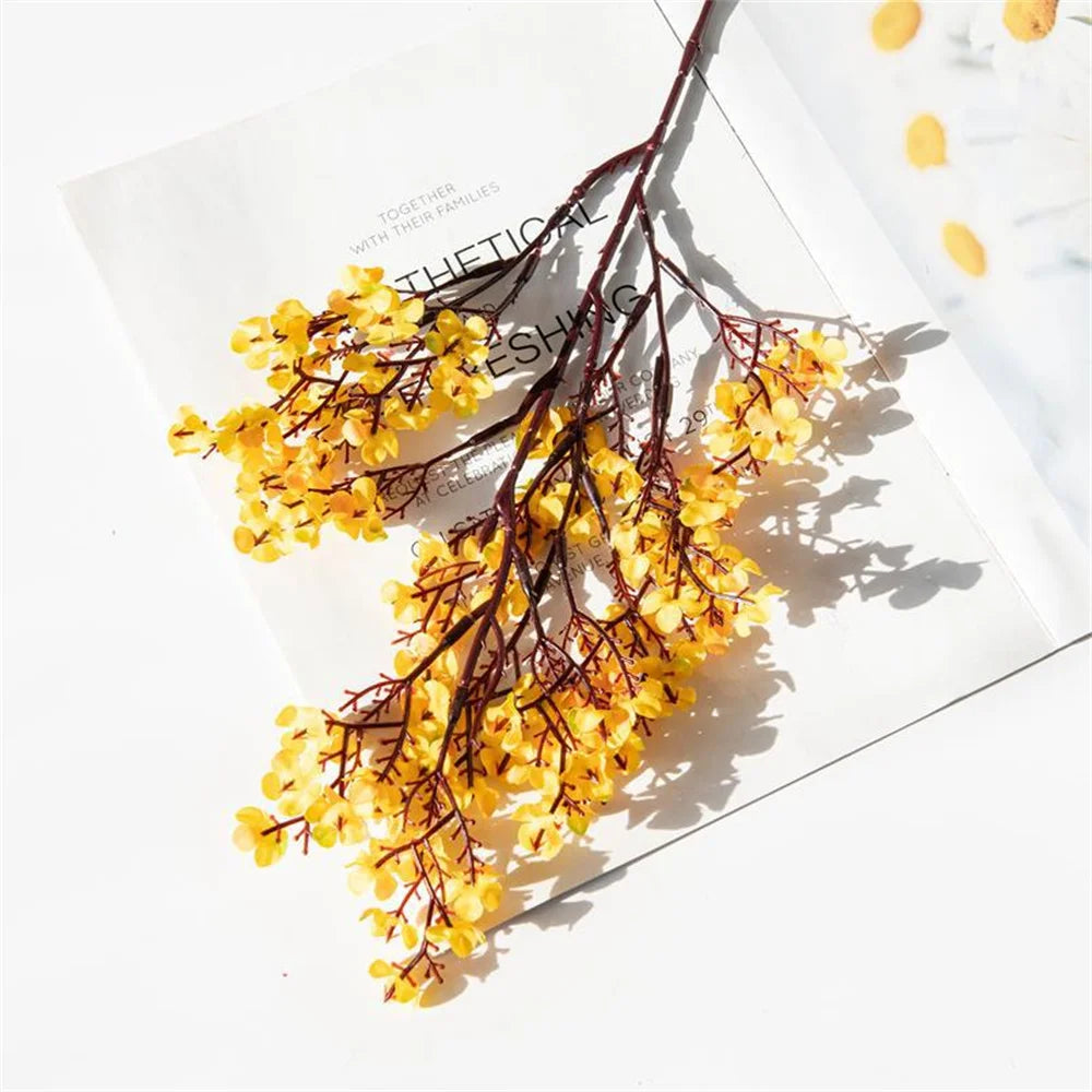Artificial Flowers Cherry Blossoms Baby's Breath