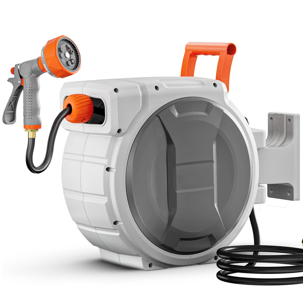 Retractable Garden Hose Reel Wall Mounted