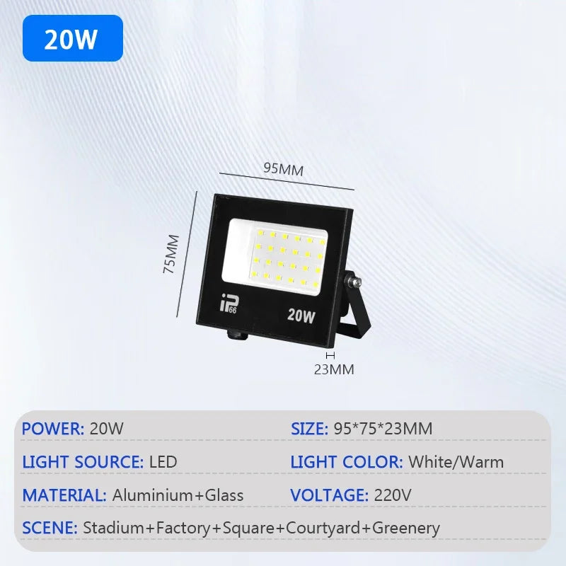 LED Floodlight Outdoor IP66 Waterproof Path