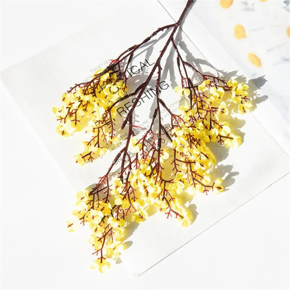 Artificial Flowers Cherry Blossoms Baby's Breath