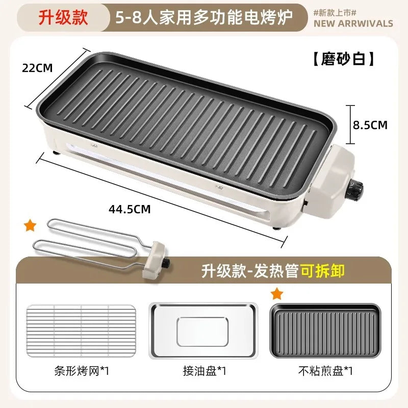 Electric barbecue stove, smoke-free