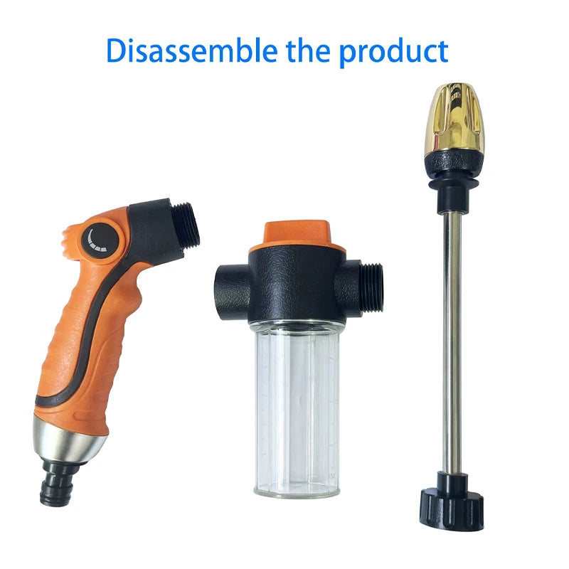 Flexible Car Wash Hose, For Outdoor Cleaning And Gardening Hose