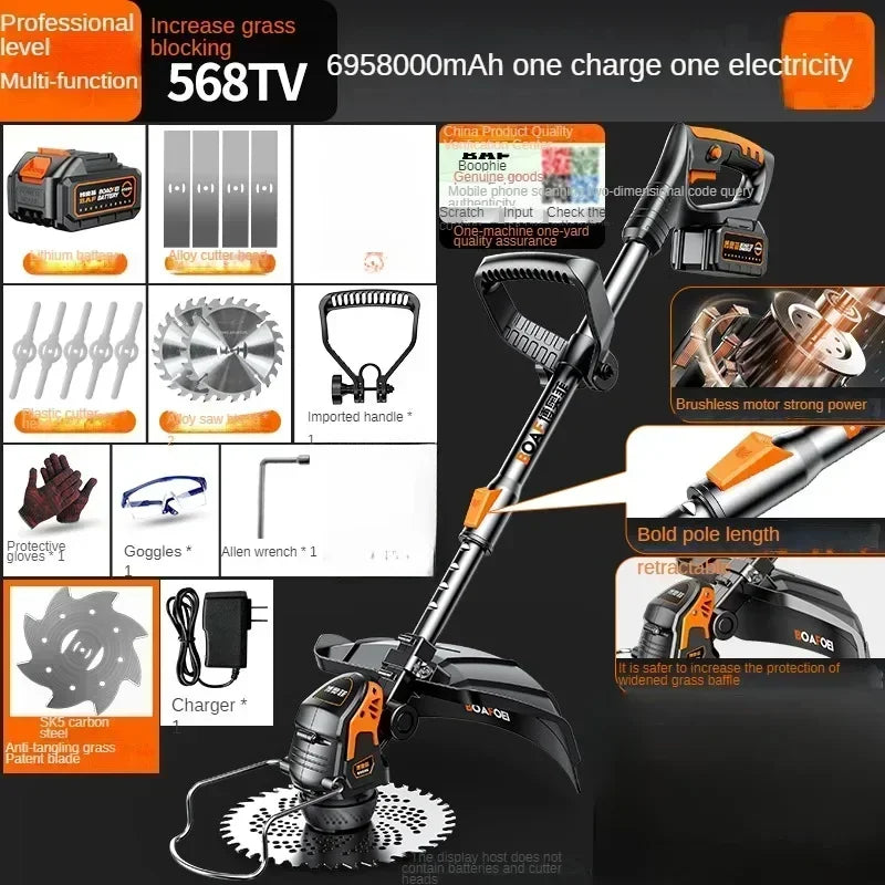Lightweight and Efficient Grass Cutter