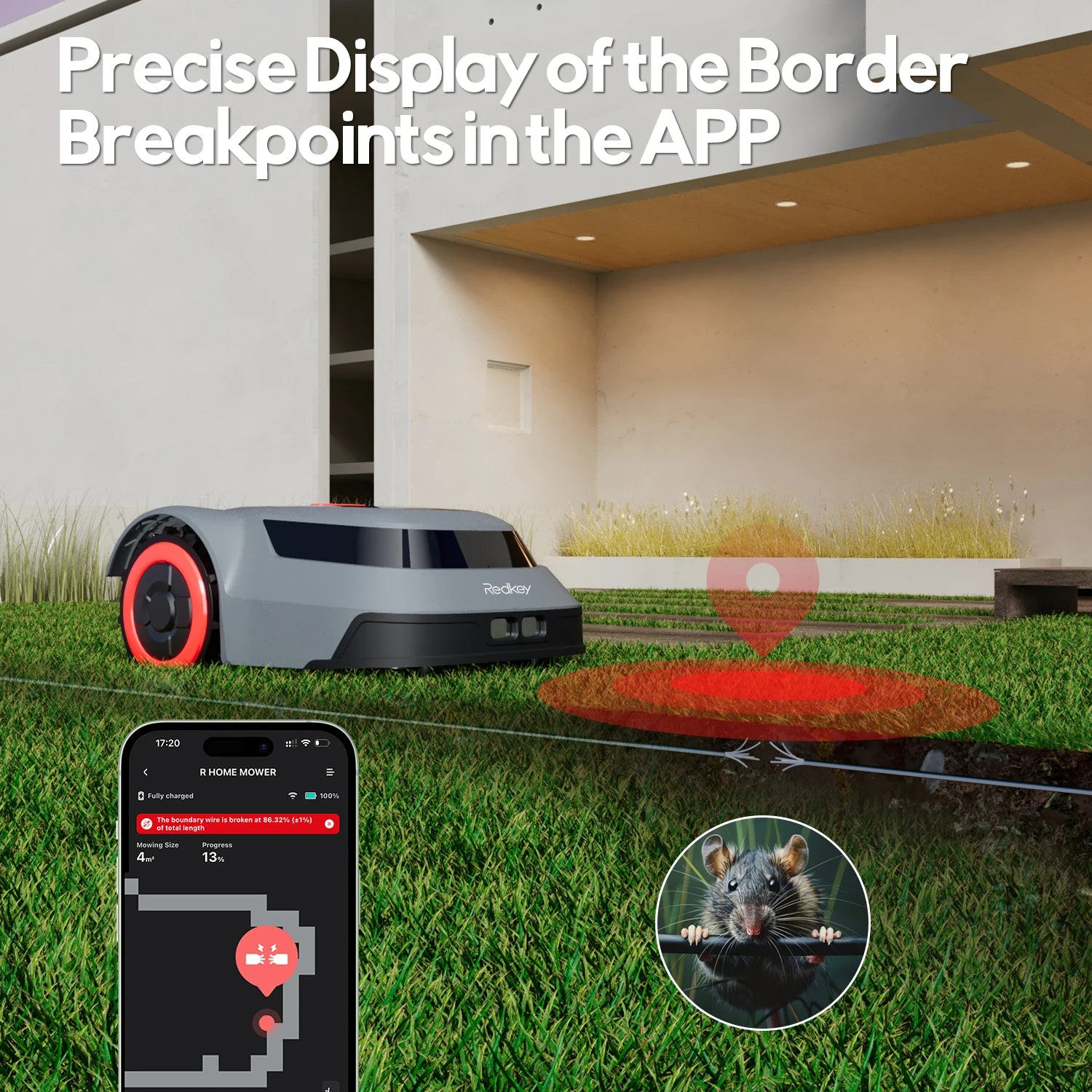 C-TOF Robotic Lawn Mower Control Automatic Cutting