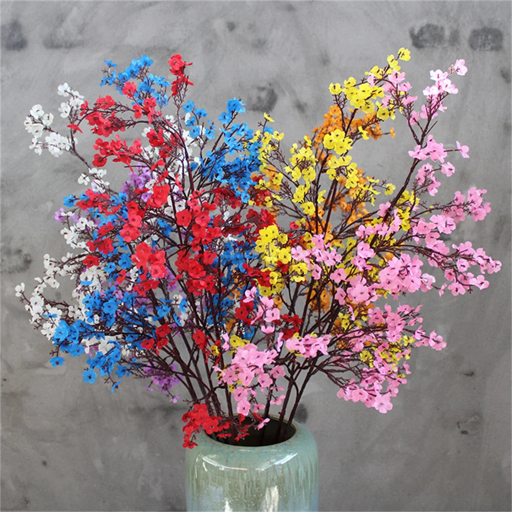 Artificial Flowers Cherry Blossoms Baby's Breath