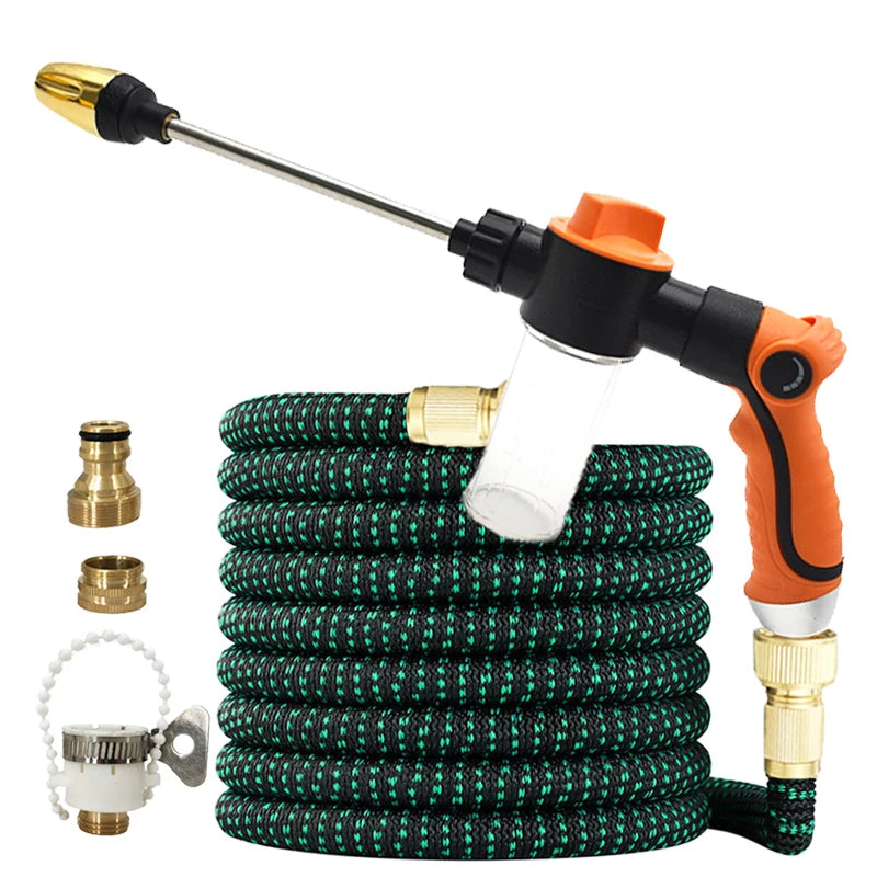 Flexible Car Wash Hose, For Outdoor Cleaning And Gardening Hose
