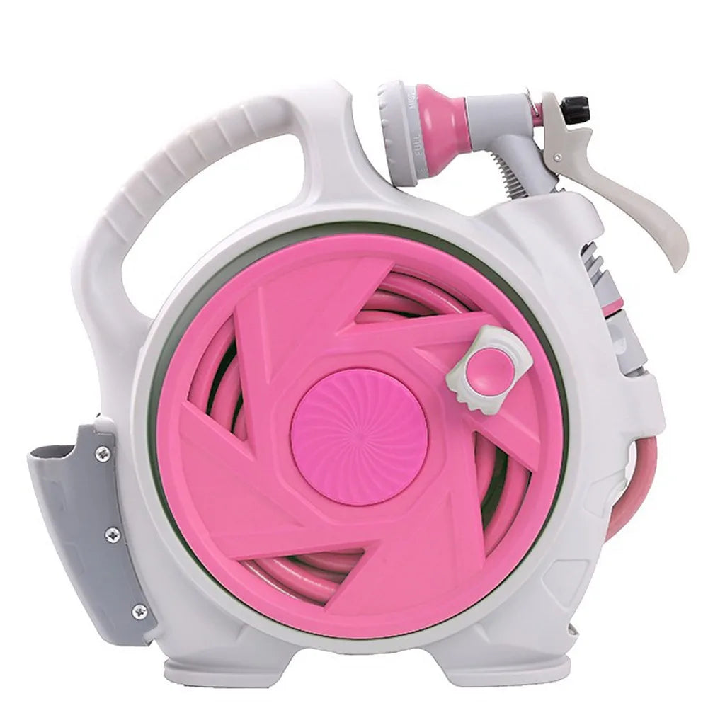 15m High Pressure Water Hose 7-in-1 with Storage Rack  Retractable