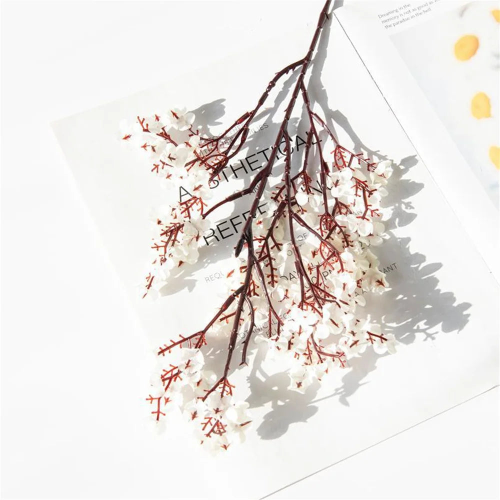 Artificial Flowers Cherry Blossoms Baby's Breath