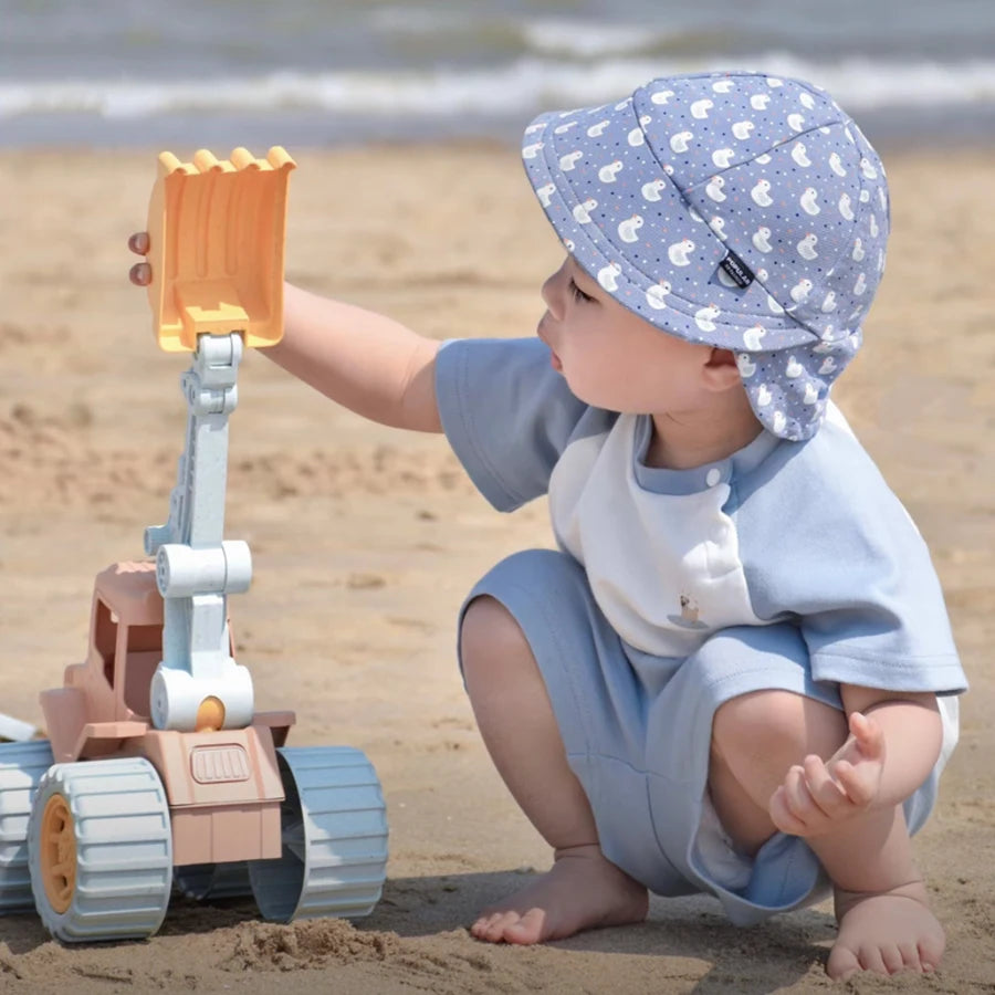 1 piece set of children's beach toys excavator, can dig sand