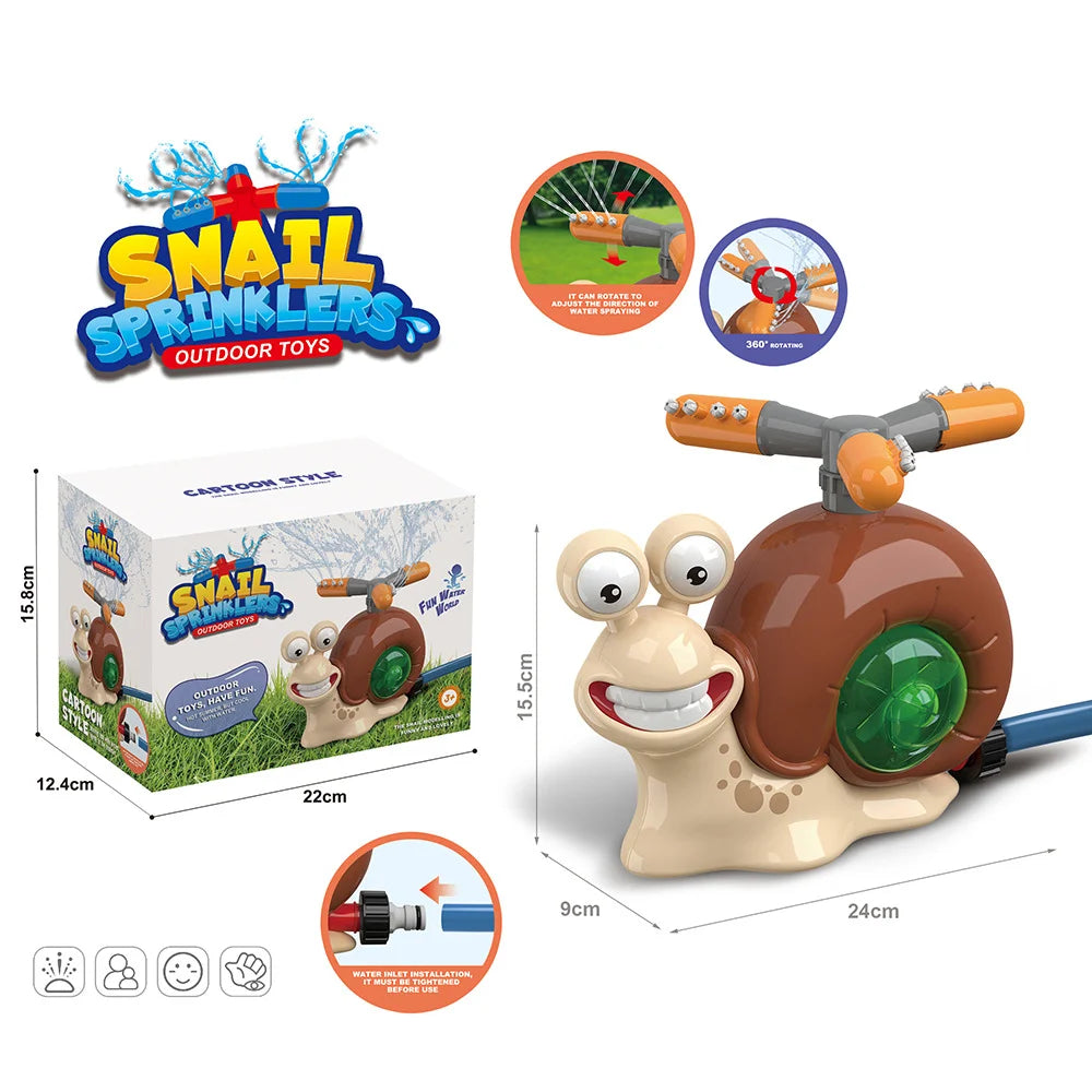 Snail Water Sprinkler Summer Garden Lawns Water Toys