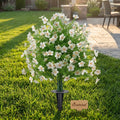 Outdoor Artificial Flowers with Stake, Greenery