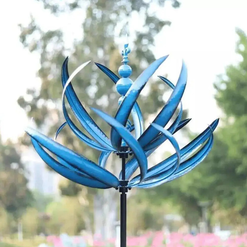 Iron Windmill Decor Rust Resistant Garden Balcony Party
