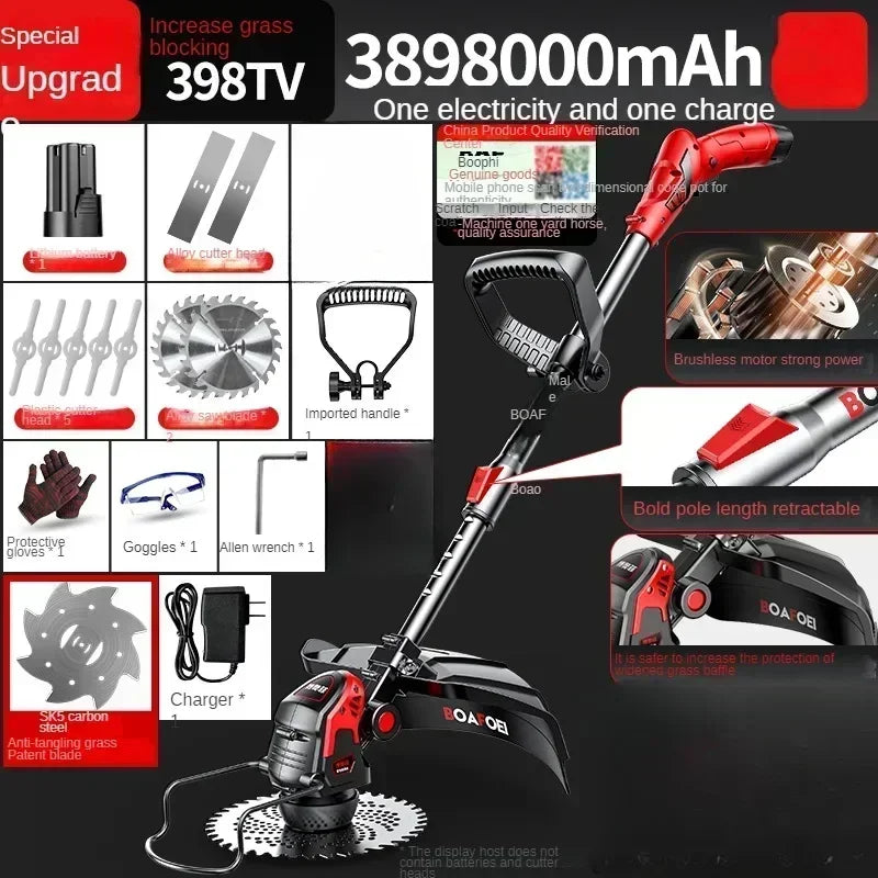 Lightweight and Efficient Grass Cutter
