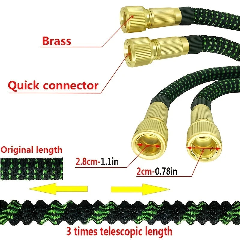 Flexible Car Wash Hose, For Outdoor Cleaning And Gardening Hose