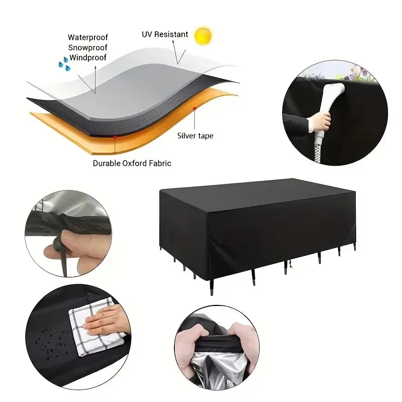 Patio Garden Table Protective Cover 1 Piece