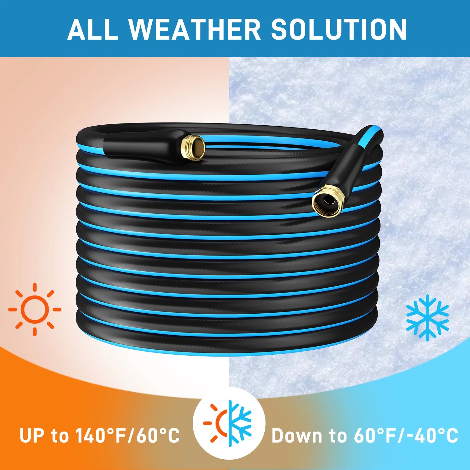 PVC Garden Hose Heavy-Duty Durable Hose
